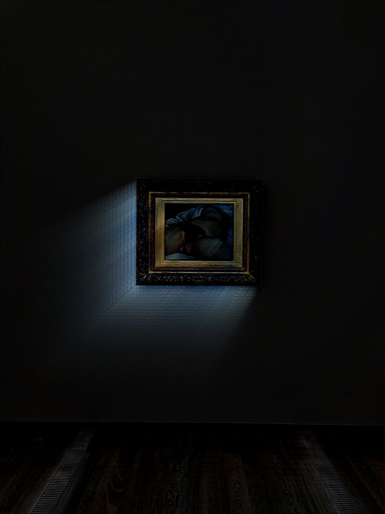 L'origine du monde, Gustave Courbet. Black version. by cocobella