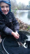 2nd Nov 2014 -  Oscar with one of his fish