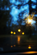 8th Nov 2014 - The Windshield on a Rainy Night