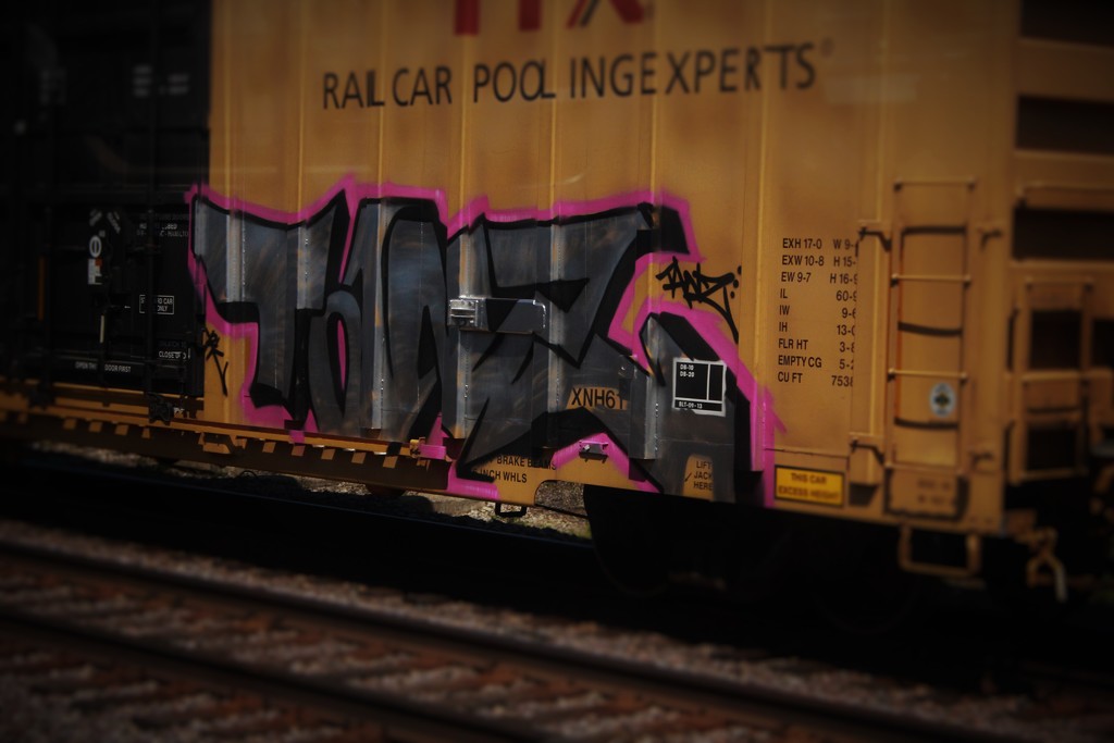 Rail Graffiti by flygirl