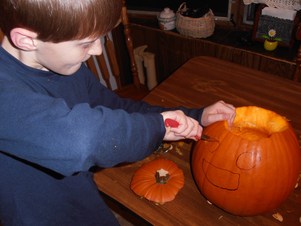 Carving Pumpkins by julie