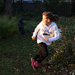 Chloe is running after school. by hellie