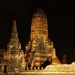 Temple in Ayutthaya at night... by anne2013