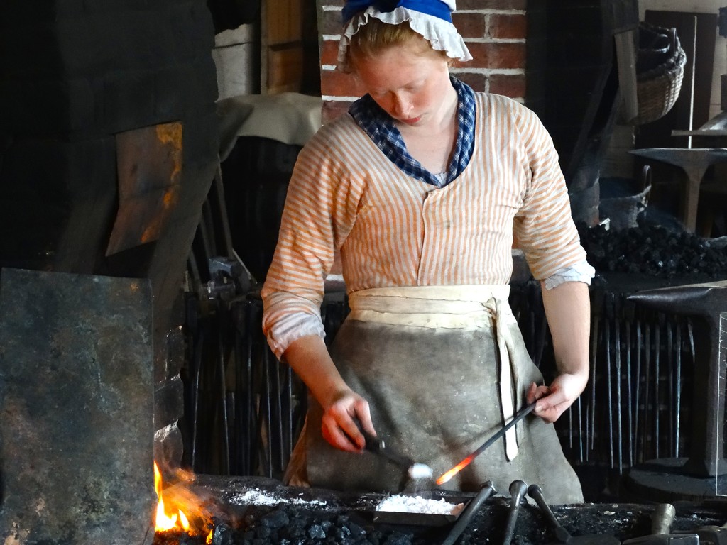 Blacksmith in a Bonnet  by khawbecker