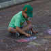 Drawing on the street  by gosia