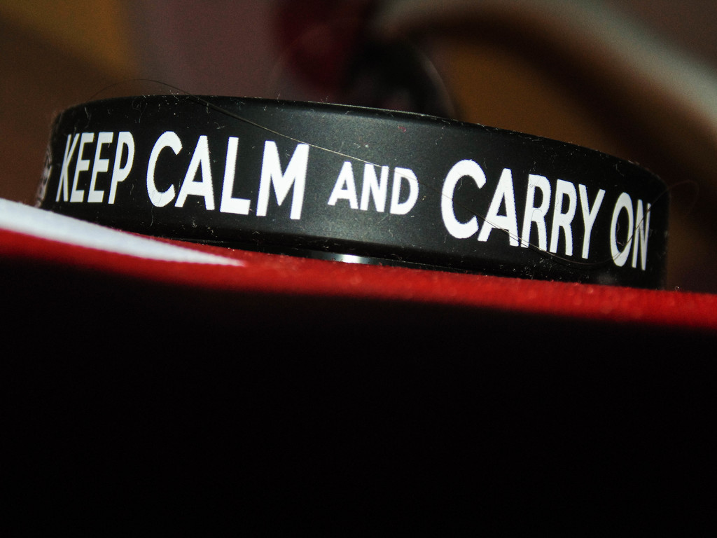 KEEP CALM and CARRY ON. by justaspark