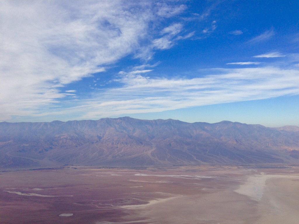 Badwater and Telescope Peak by peterdegraaff