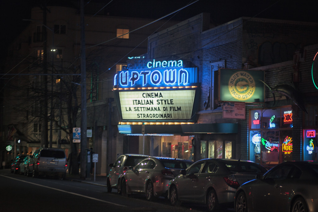 SIFF Uptown Cinema on Queen Anne  by seattle