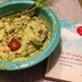 homemade guacamole and a book by wiesnerbeth