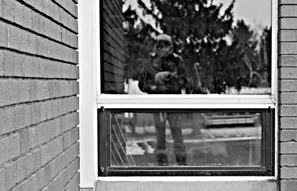 window selfie by edie