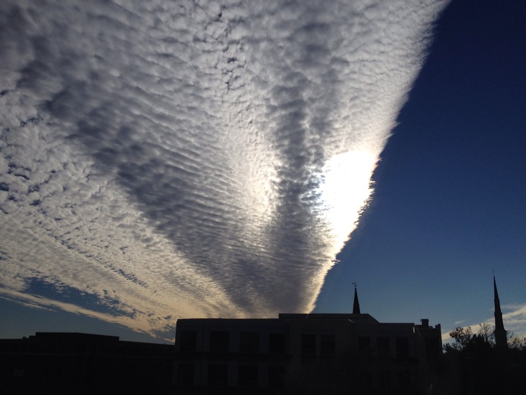 Extraordinary cloud formation over downtown Charleston, SC by congaree
