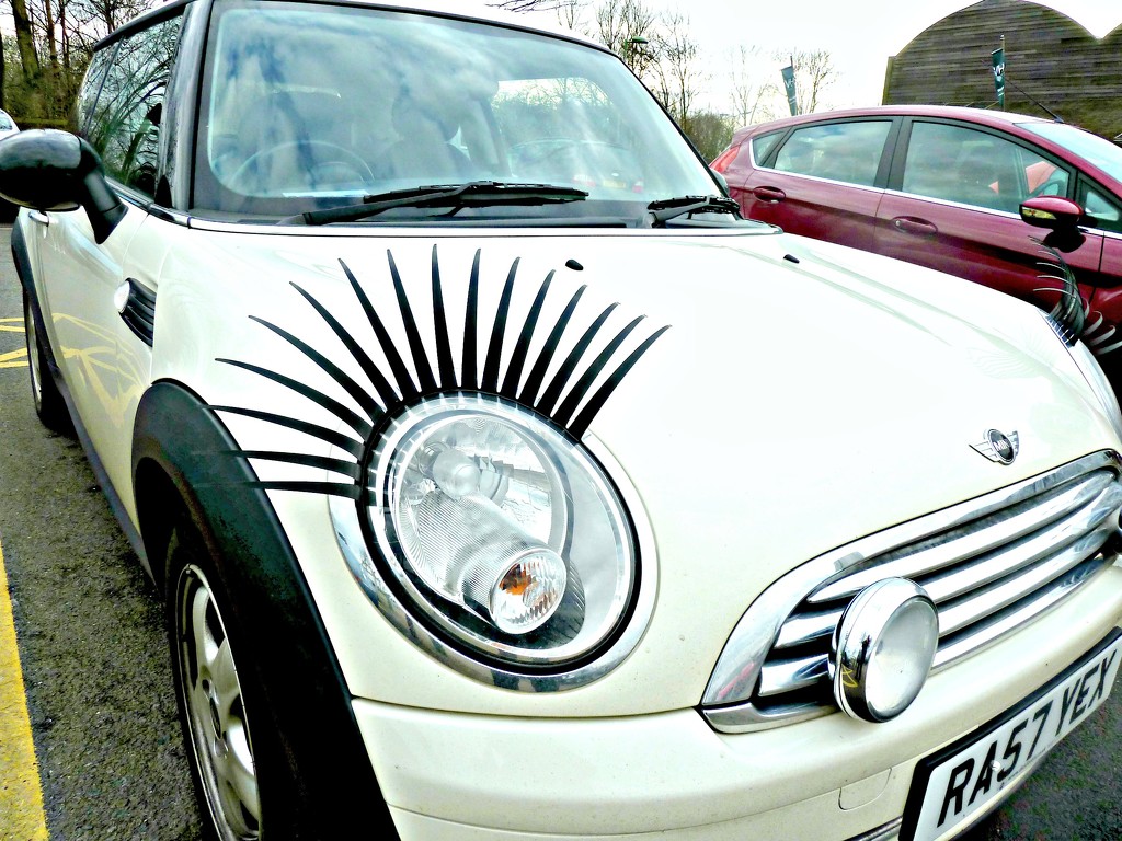 Cars with eyelashes by wendyfrost