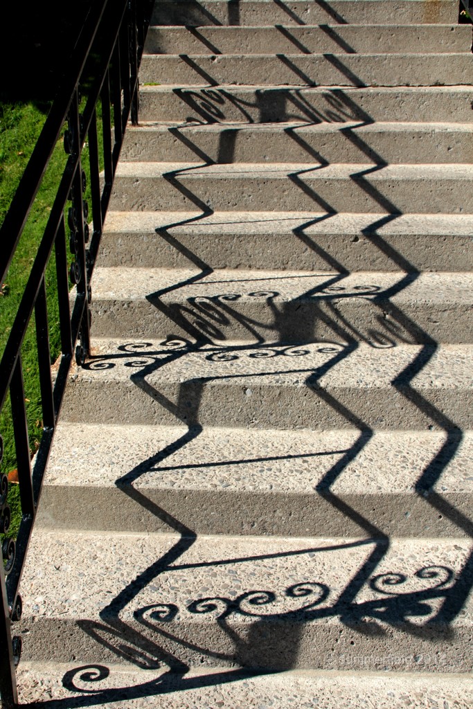 shadows on steps by summerfield