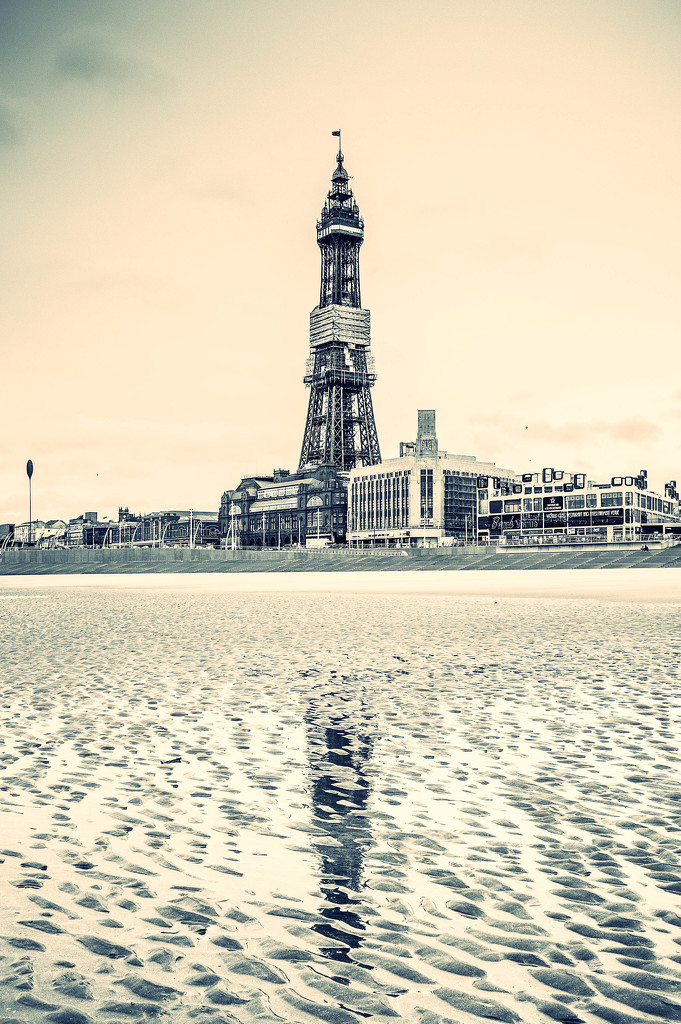 Day 317, Year 2 - Blackpool Tower In Sepia by stevecameras