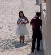 27th Nov 2014 - Backlit Barefoot Beach Bride