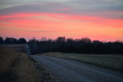 27th Nov 2014 - Thankful for Country Roads and Kansas Sunsets