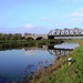 Girder railway bridge over the River Parrett at Langport by julienne1