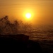 Foggy Sunrise with waves. by leestevo