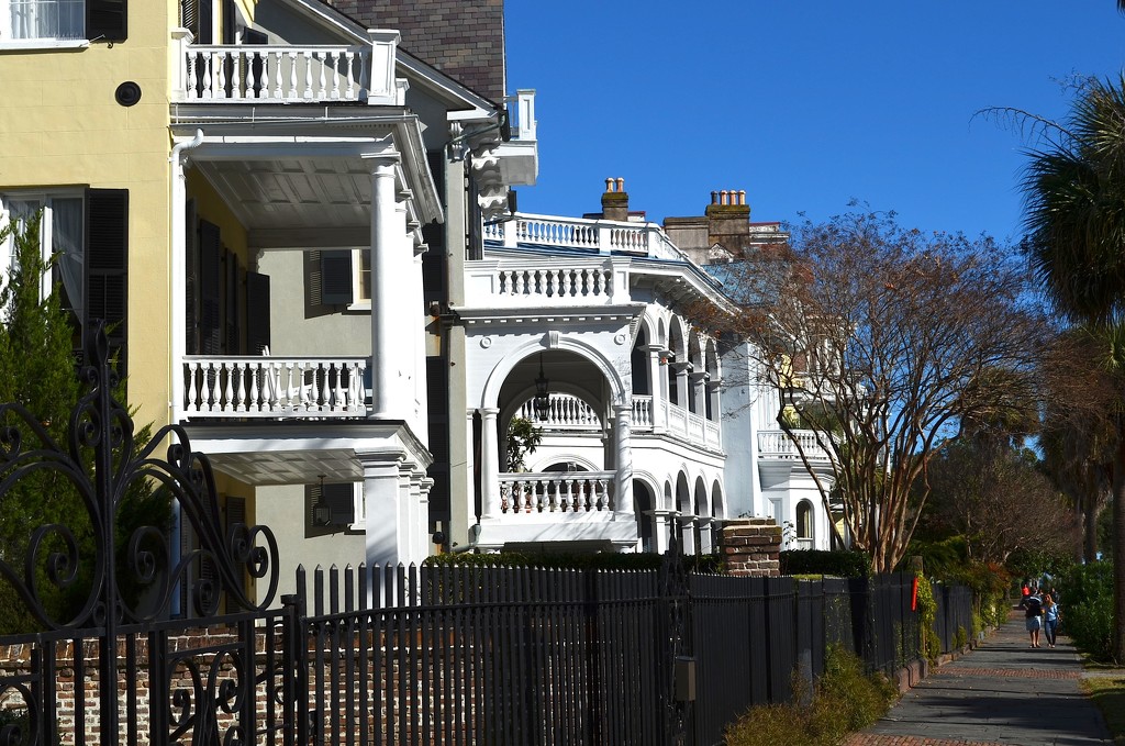 Houses along The Battery, historic district, Charleston, SC by congaree