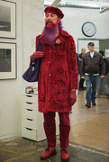 5th Dec 2014 - The Man In Red Visited Our Gallery Last Night  During First Thursday Art Walk.