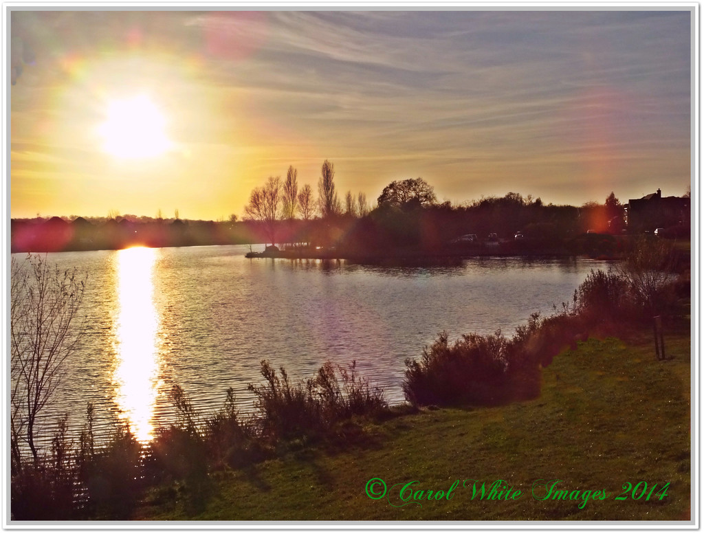 Late Afternoon At Furtzon Lake,Milton Keynes by carolmw