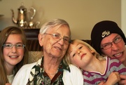 7th Dec 2014 - Hannah, Grandma, Miriam, and Jonathan