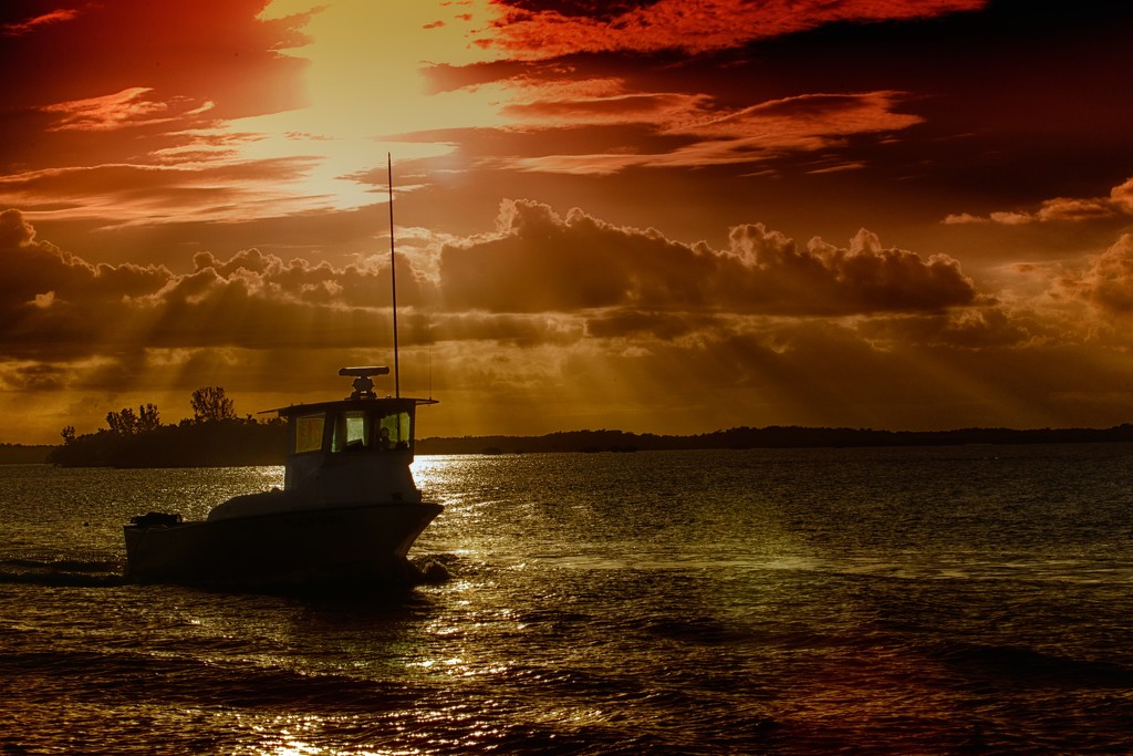 Everglades Smallest Crabbing Boat Returns Home by taffy