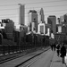 Stone Arch Bridge; Walking towards Downtown by tosee