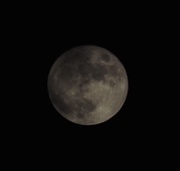8th Dec 2014 - Moon Shrouded in Cloud