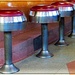 Counter Stools at the Miss America Diner by olivetreeann