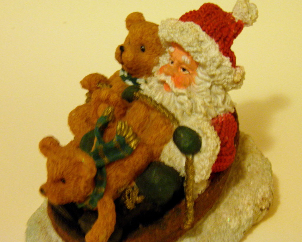 December 9: Sledding Santa by daisymiller