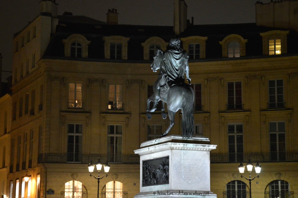 Louis XIV place des Victoires  by parisouailleurs