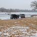 The Pick-up Truck and Ice Fishing by tosee