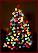 14th Dec 2014 - Holiday 14 - Bokeh tree with smilies