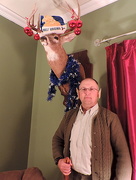 15th Dec 2014 - The Hobbit and his prized Christmas deer!