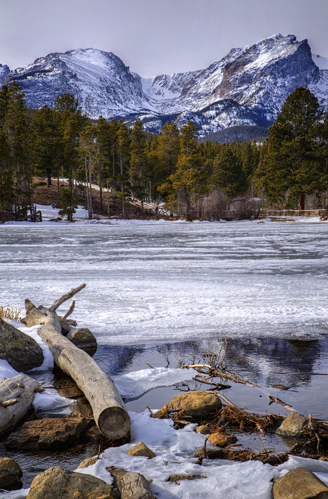 Frozen on Sprague Lake by exposure4u