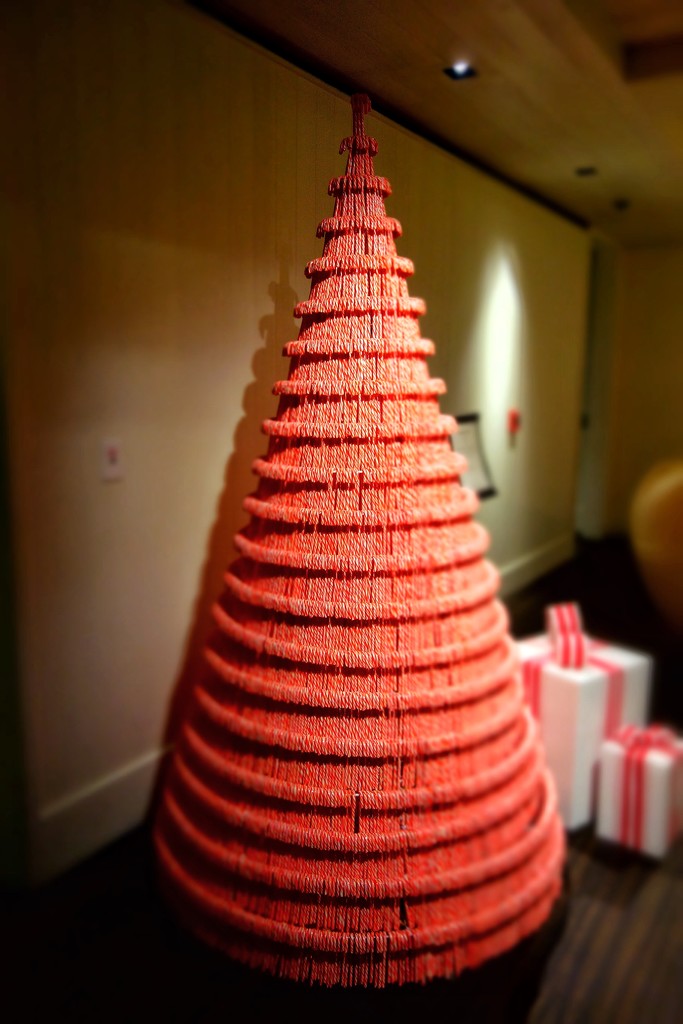 Candy cane tree. Advent calendar, day 19. by cocobella