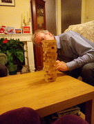 18th Dec 2014 - Phil playing tumbling towers 
