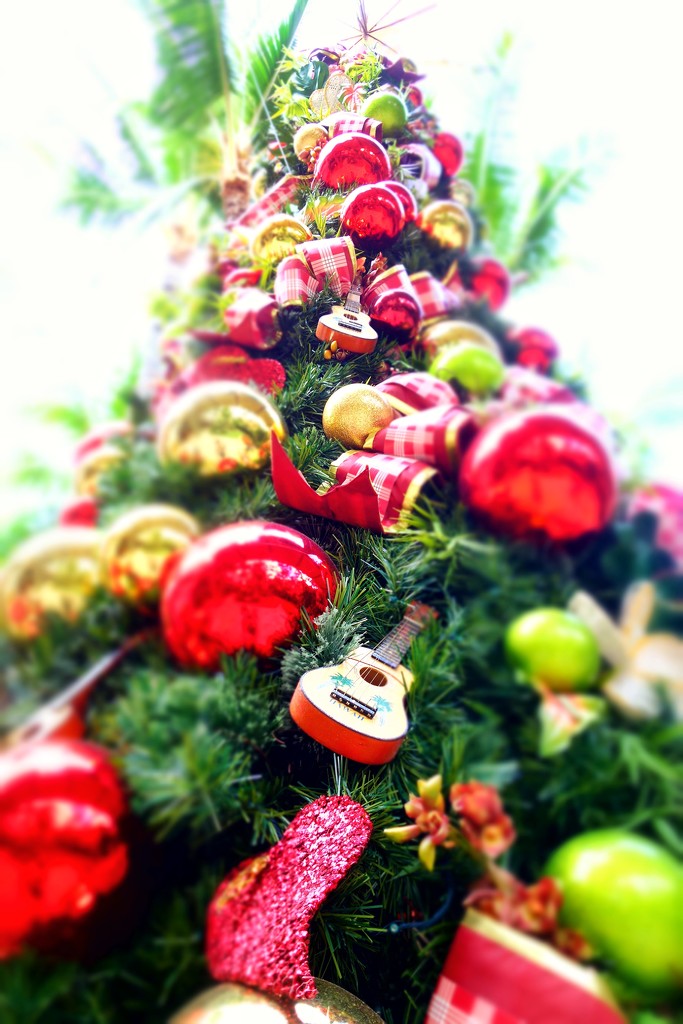 Hawaiian Christmas tree. Advent calendar, day 21. by cocobella