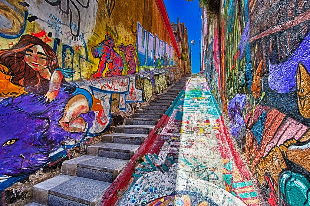 The Wild Graffiti of Valparaiso by taffy
