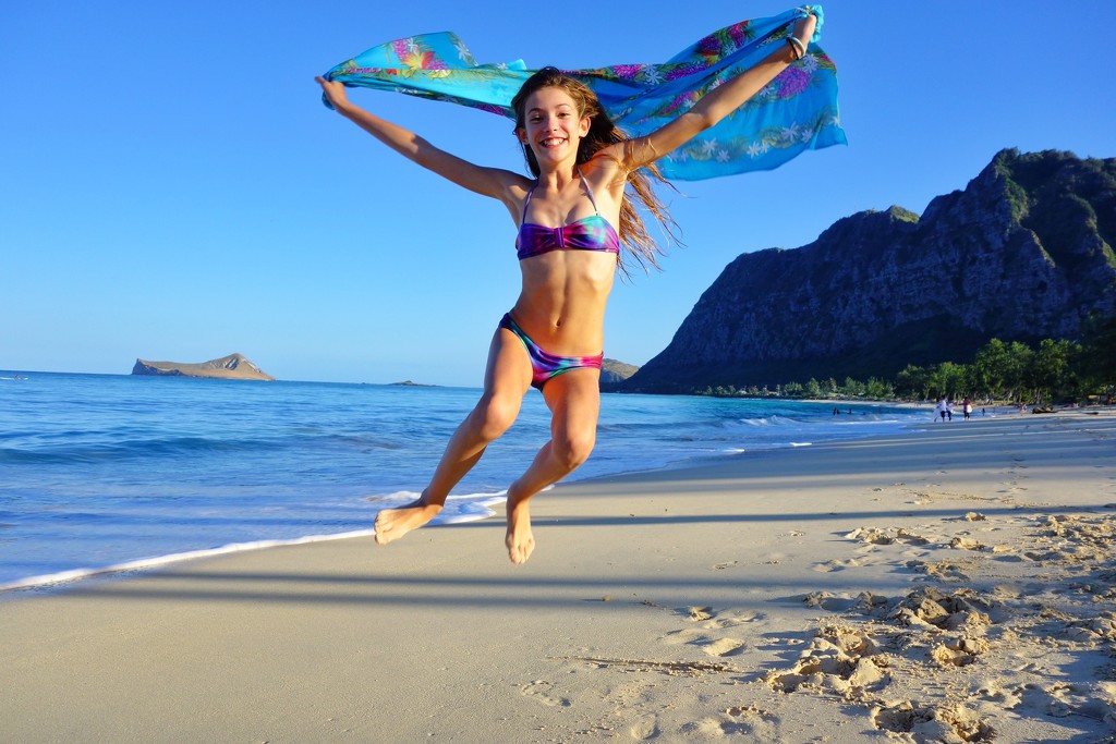 Jump in Hawaii by cocobella