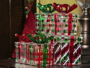 22nd Dec 2014 - Festive Glass Christmas Boxes