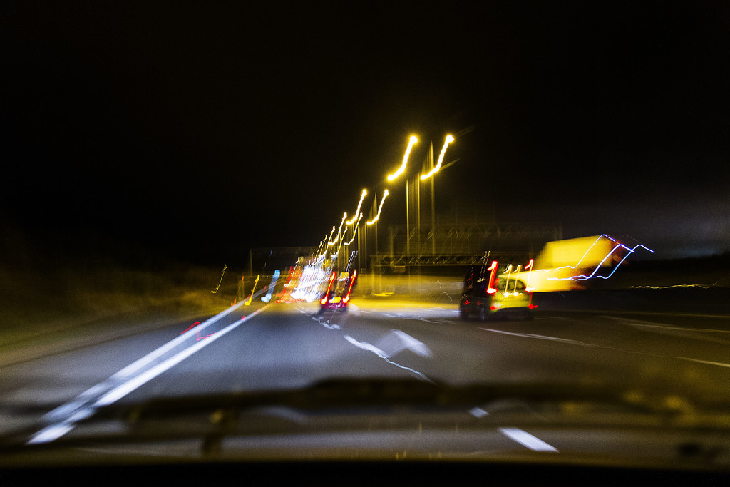Day 296, Year 2 - Movement On The M1 by stevecameras