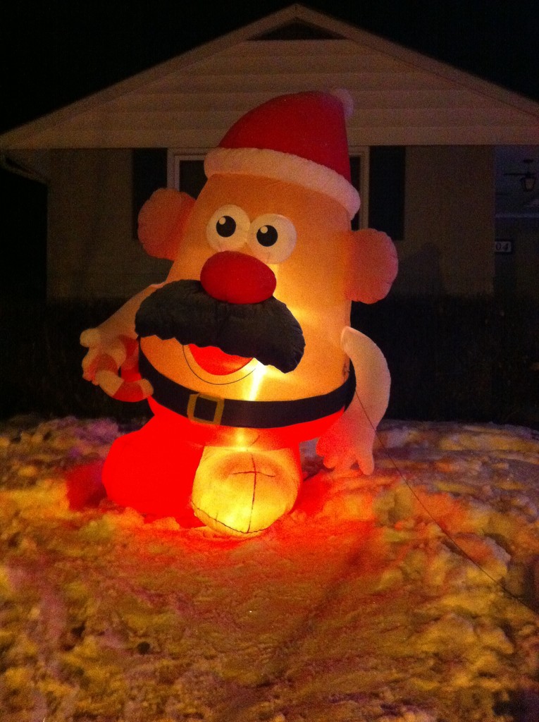 Santa aka Mr. Potato Head by bkbinthecity