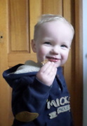 23rd Dec 2014 - Connor likes cake
