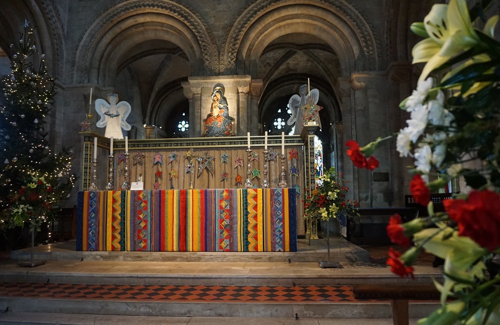 Christmas in Romsey Abbey by quietpurplehaze