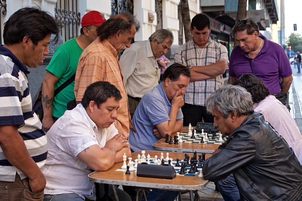 Playing Chess in the Shadows of the Cathedral by jyokota