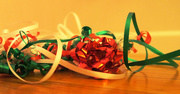 29th Dec 2014 - Discarded ribbons and a bow