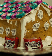 28th Dec 2014 - Gingerbead house 1/2 eaten!