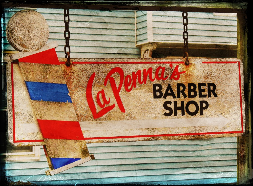 LaPenna's Barber Shop by olivetreeann